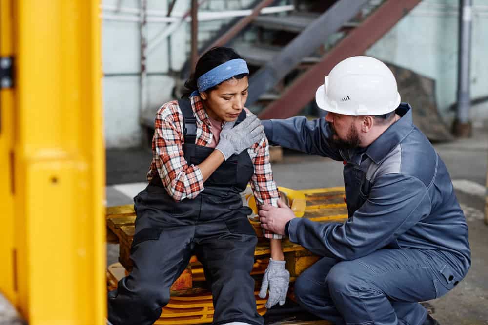 Photo of an Injured Worker
