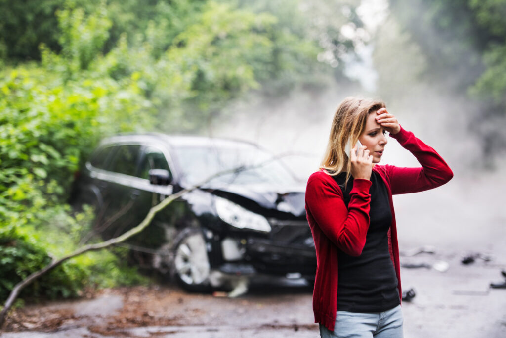 Car Accident Scene